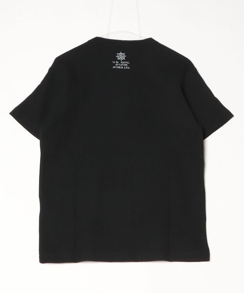 AVIREX(アヴィレックス)の「MINI WAFFLE HENLEY NECK T-SHIRT "STENCIL" / ミニワッフル ヘンリーネック Tシャツ ”ステンシル” / AVIREX / アヴィレックス(Tシャツ/カットソー・メンズ・ブラック/オフホワイト/チャコール・X-LARGE/LARGE/MEDIUM/SMALL)」の18枚目の写真