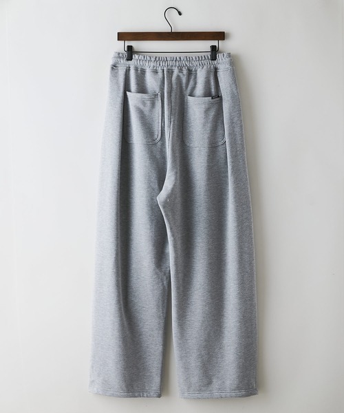 SAVIER（サビアー）の「【SAVIER：サビアー】ダブルタック ワイド スウェットパンツ（スウェットパンツ・メンズ・ブラック/グレー・MEDIUM/LARGE）」の10枚目の写真