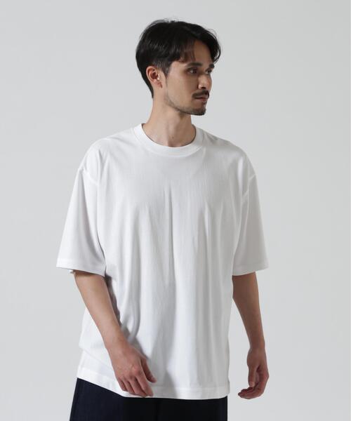 ATON(エイトン)の「ATON (エイトン) FRESCA PLATE | LOOSE FIT T-SHIRT(Tシャツ/カットソー・メンズ・ホワイト/ブラック・2/4/6)」の9枚目の写真