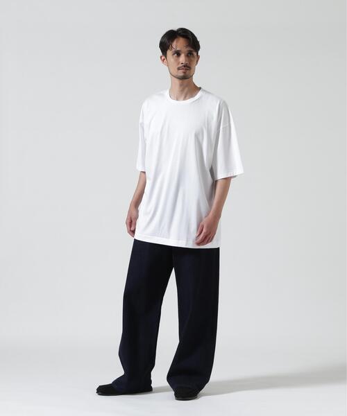 ATON(エイトン)の「ATON (エイトン) FRESCA PLATE | LOOSE FIT T-SHIRT(Tシャツ/カットソー・メンズ・ホワイト/ブラック・2/4/6)」の11枚目の写真