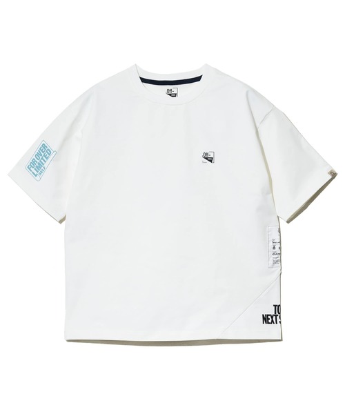 Duckster（ダックスター）の「Duckster/ダックスター　機能素材 アシメ切替 フーズフィット S/S TEE（Tシャツ/カットソー・メンズ・パープル/ホワイト・X-LARGE/LARGE/MEDIUM）」の6枚目の写真