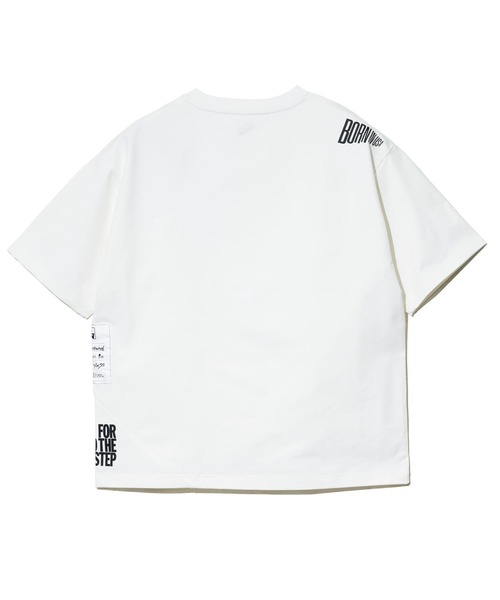 Duckster（ダックスター）の「Duckster/ダックスター　機能素材 アシメ切替 フーズフィット S/S TEE（Tシャツ/カットソー・メンズ・パープル/ホワイト・X-LARGE/LARGE/MEDIUM）」の7枚目の写真