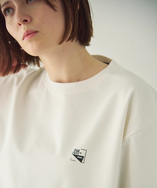 Duckster（ダックスター）の「Duckster/ダックスター　機能素材 アシメ切替 フーズフィット S/S TEE（Tシャツ/カットソー・メンズ・パープル/ホワイト・X-LARGE/LARGE/MEDIUM）」の8枚目の写真