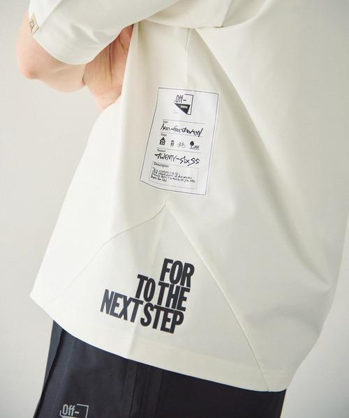 Duckster（ダックスター）の「Duckster/ダックスター　機能素材 アシメ切替 フーズフィット S/S TEE（Tシャツ/カットソー・メンズ・パープル/ホワイト・X-LARGE/LARGE/MEDIUM）」の11枚目の写真