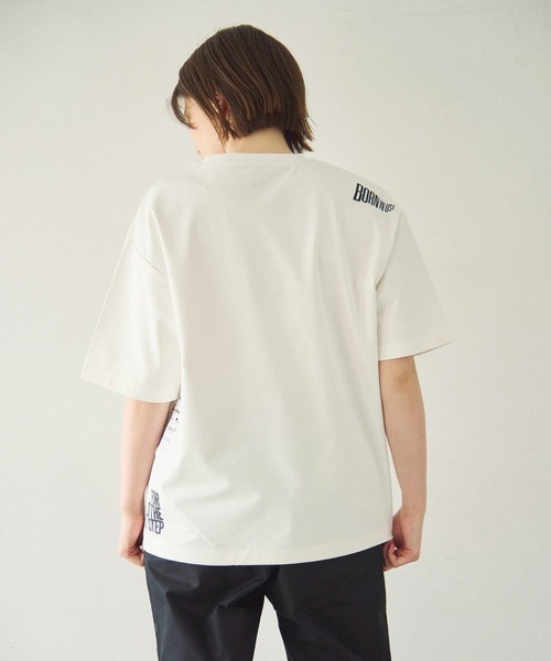 Duckster（ダックスター）の「Duckster/ダックスター　機能素材 アシメ切替 フーズフィット S/S TEE（Tシャツ/カットソー・メンズ・パープル/ホワイト・X-LARGE/LARGE/MEDIUM）」の14枚目の写真