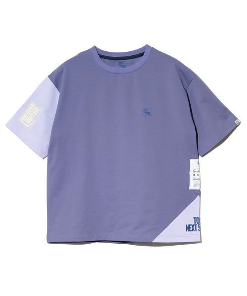 Duckster（ダックスター）の「Duckster/ダックスター　機能素材 アシメ切替 フーズフィット S/S TEE（Tシャツ/カットソー・メンズ・パープル/ホワイト・X-LARGE/LARGE/MEDIUM）」の15枚目の写真