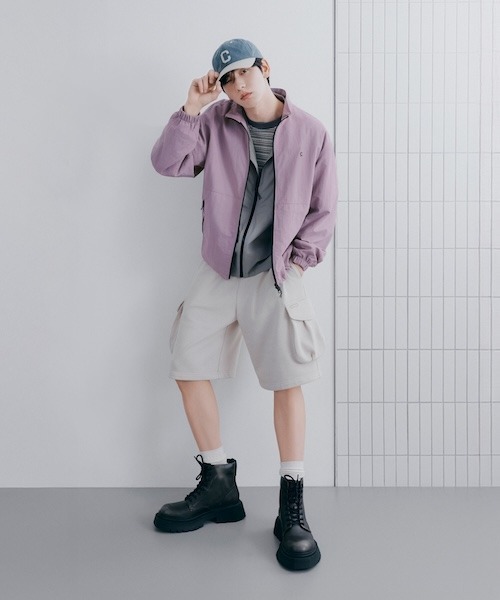 COVERNAT（カバーナット）の「[SOOBIN着用] REGULAR CARGO SWEAT SHORTS（スウェットパンツ・メンズ・キナリ/カモフラージュ/ブラック/杢グレー・LARGE/MEDIUM/SMALL/X-LARGE/X-SMALL）」の3枚目の写真