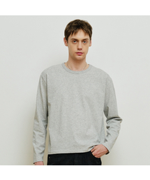 クロップロングスリーブ[グレー]
