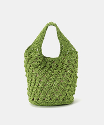 B.C STOCK（ベーセーストック）の「ラメ編み2WAYバッグ（ハンドバッグ）」