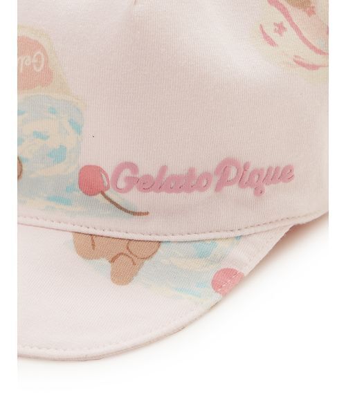 gelato pique(ジェラートピケ)の「【BABY】アイスクリームベア柄キャップ(その他ベビーウェア・キッズ・クリーム/ピンク・F)」の12枚目の写真