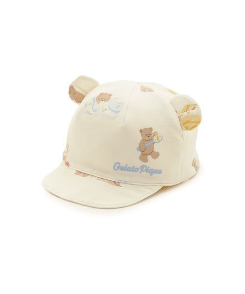 gelato pique(ジェラートピケ)の「【BABY】アイスクリームベア柄キャップ(その他ベビーウェア・キッズ・クリーム/ピンク・F)」の17枚目の写真