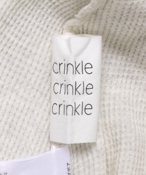 crinkle crinkle crinkle(クリンクルクリンクルクリンクル)の「crinkle crinkle crinkle SHIRRING GATHER CAMI(キャミソール・レディース・ブラック/アイボリー・FREE)」の12枚目の写真