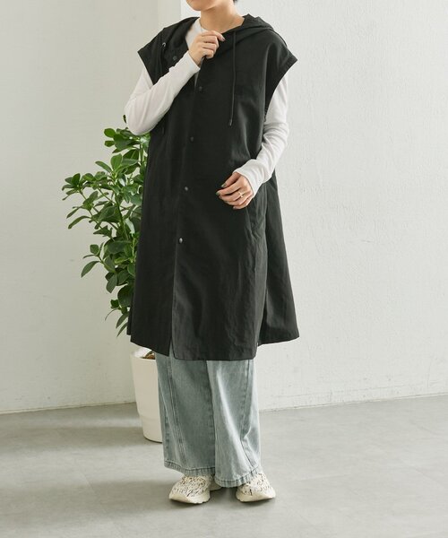 ear PAPILLONNER（イアパピヨネ）の「【HELLO KITTY（ハローキティ）×ear】レインコート《2WAY》（その他アウター・レディース・ブラック・FREE）」の13枚目の写真