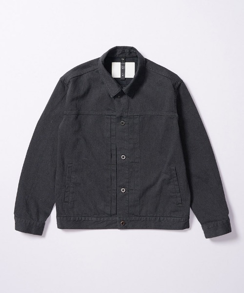 wjk（ダヴルジェイケイ）の「mj11527- denim jacket type1 (OW) デニムジャケット(2092 dn90j)（デニムジャケット・メンズ・インディゴブルー/チャコールグレー・S/M/L/XL）」の21枚目の写真