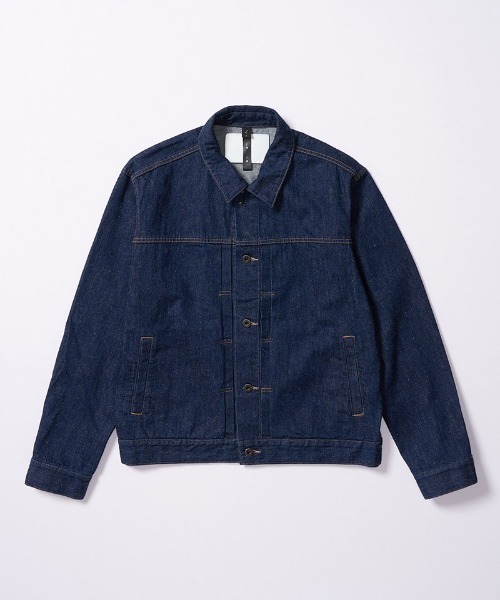 wjk（ダヴルジェイケイ）の「mj11527- denim jacket type1 (OW) デニムジャケット(2092 dn90j)（デニムジャケット・メンズ・インディゴブルー/チャコールグレー・S/M/L/XL）」の22枚目の写真