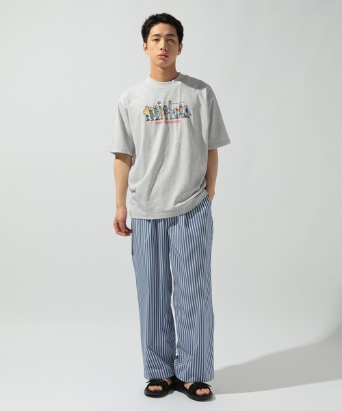 NEW BALANCE（ニューバランス）の「【New Balance(ニューバランス)】ギカ ラインアップ オーバーサイズ Tシャツ（Tシャツ/カットソー・メンズ・ライトグレー・LARGE）」の3枚目の写真