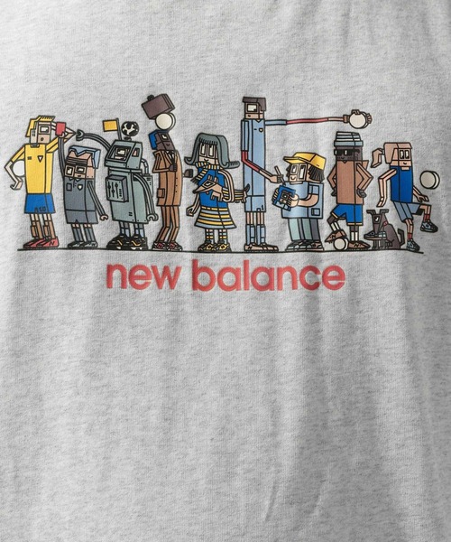 NEW BALANCE（ニューバランス）の「【New Balance(ニューバランス)】ギカ ラインアップ オーバーサイズ Tシャツ（Tシャツ/カットソー・メンズ・ライトグレー・LARGE）」の15枚目の写真
