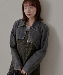 mline（エムライン）の「[mline]ショートデニム ジャケット（デニムジャケット）」
