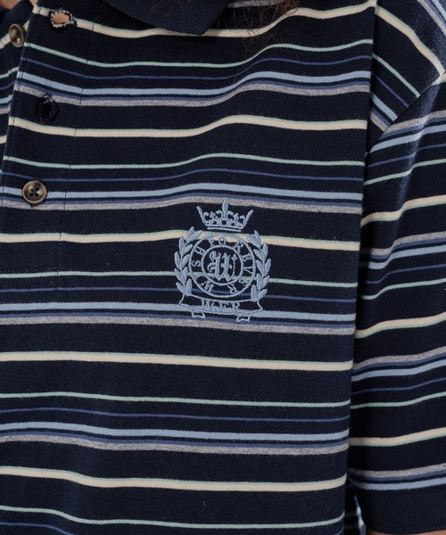 WISH FOR EVER(ウィッシュフォーエバー)の「GAME LOGO POLO SHIRT/ゲームロゴポロシャツ(ポロシャツ・メンズ・グレー/ブラウン/ネイビー・SMALL/MEDIUM/LARGE)」の19枚目の写真