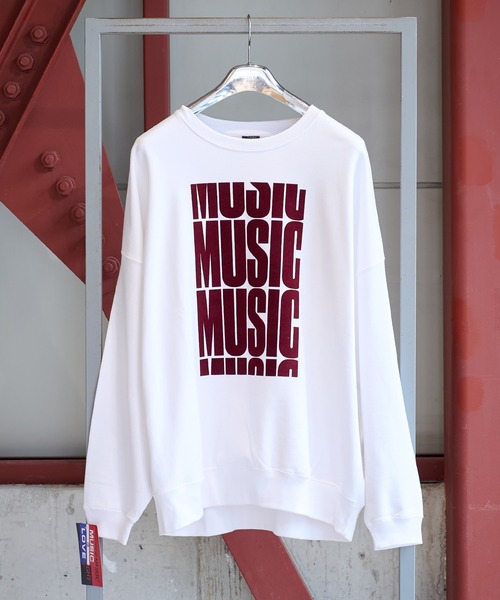 is-ness（イズネス）の「【is-ness】DELAY SWEAT SHIRTS（スウェット・メンズ・ブラック/ホワイト・FREE）」の2枚目の写真