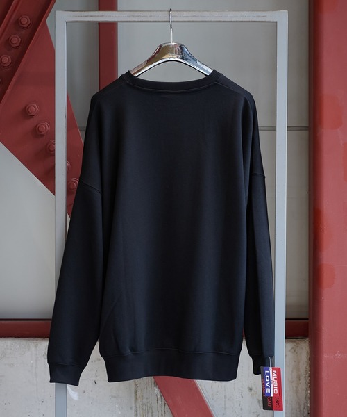 is-ness（イズネス）の「【is-ness】DELAY SWEAT SHIRTS（スウェット・メンズ・ブラック/ホワイト・FREE）」の4枚目の写真