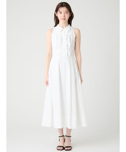 CELFORD（セルフォード）の「フロントフリルデザインシャツワンピース（ワンピース・レディース・ミント/ブルー/ホワイト・36/38）」の18枚目の写真