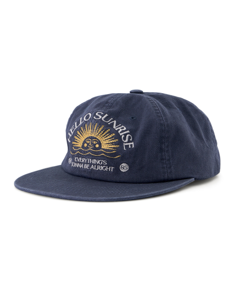 HELLO SUNRISE(ハローサンライズ)の「Washed Two Tone Arch Logo 6panel Cap_Gray Purple(キャップ・レディース・ブルーグレー・OS)」の3枚目の写真