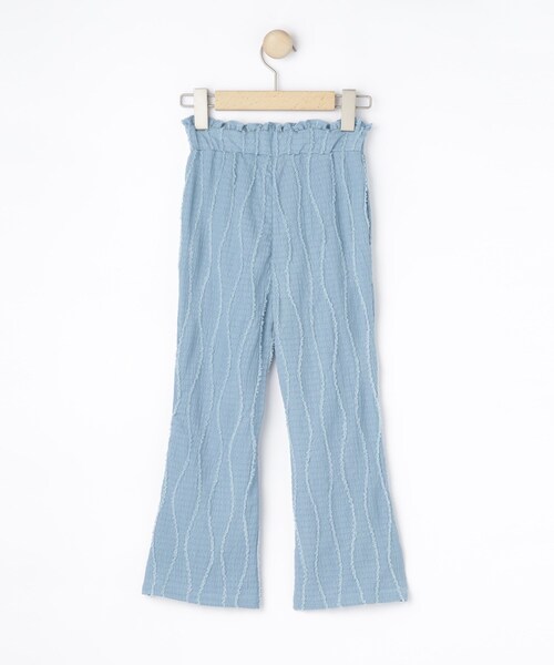 SHOO・LA・RUE（シューラルー）の「【100-150cm】フリンジジャガードフレアパンツ（その他パンツ・キッズ・ブラック/ライトブルー・10/11/12/13/14/15 ）」の13枚目の写真