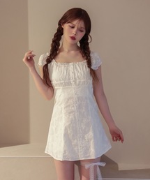Cotton flower hazel long tops / コットンフラワーヘイゼルロングトップス