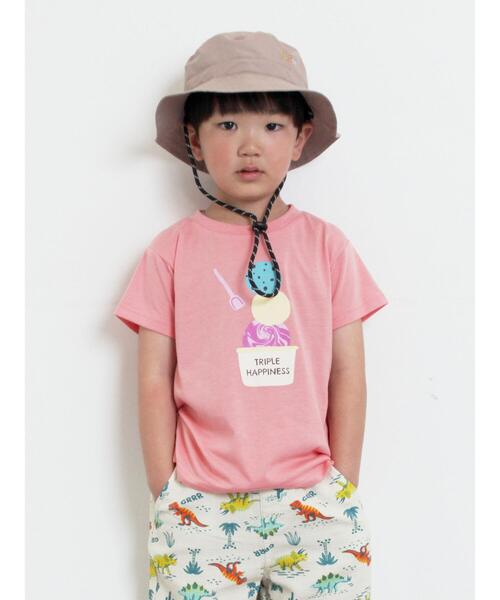 Samansa Mos2 Lagom(サマンサモスモスラーゴム)の「【吸水速乾】アイスプリントTシャツ(Tシャツ/カットソー・キッズ・サックスブルー/ピンク・130/95/120/110/100)」の20枚目の写真