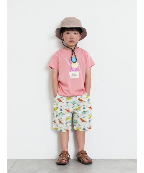 Samansa Mos2 Lagom(サマンサモスモスラーゴム)の「【吸水速乾】アイスプリントTシャツ(Tシャツ/カットソー・キッズ・サックスブルー/ピンク・130/95/120/110/100)」の5枚目の写真