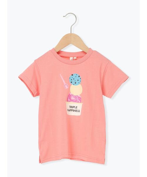 Samansa Mos2 Lagom(サマンサモスモスラーゴム)の「【吸水速乾】アイスプリントTシャツ(Tシャツ/カットソー・キッズ・サックスブルー/ピンク・130/95/120/110/100)」の13枚目の写真