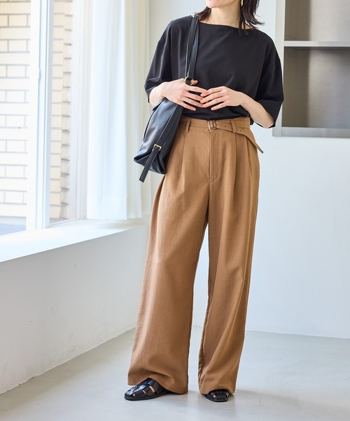 ROPE' PICNIC(ロペピクニック)の「2WAYリュック&ショルダーバッグ(ショルダーバッグ・レディース・ブラック/ブラウン/キナリ・FREE)」の4枚目の写真