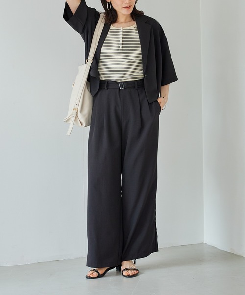 ROPE' PICNIC(ロペピクニック)の「2WAYリュック&ショルダーバッグ(ショルダーバッグ・レディース・ブラック/ブラウン/キナリ・FREE)」の5枚目の写真