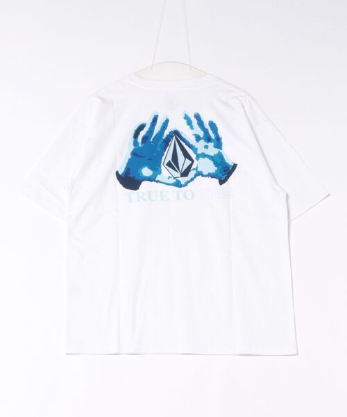 VOLCOM(ボルコム)の「VOLCOM メンズ HAND STONE SS TEE Tシャツ 【2026年夏モデル】(Tシャツ/カットソー・メンズ・ホワイト/ブラック・MEDIUM/X-LARGE/SMALL/LARGE)」の4枚目の写真