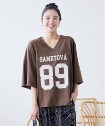 Right-on | HONEYSUCKLE ROSE(ハニーサックルローズ)ナンバリングTシャツ(Tシャツ/カットソー)