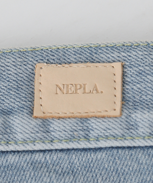 NEPLA.(ネプラ)の「NEPLA. ネプラ ワイドフレアパンツ WOWFL-6S(デニムパンツ・レディース・サックスブルー・24/25)」の9枚目の写真