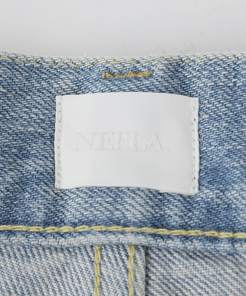 NEPLA.(ネプラ)の「NEPLA. ネプラ ワイドフレアパンツ WOWFL-6S(デニムパンツ・レディース・サックスブルー・24/25)」の8枚目の写真