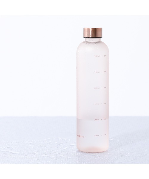 Francfranc(フランフラン)の「1L ウォーターボトル ピンク(食洗器使用可)マイボトル ドリンクボトル 水筒 直飲み メモリ付き タイムマーカー付き(キッチンツール・レディース・ピンク・FREE)」の4枚目の写真
