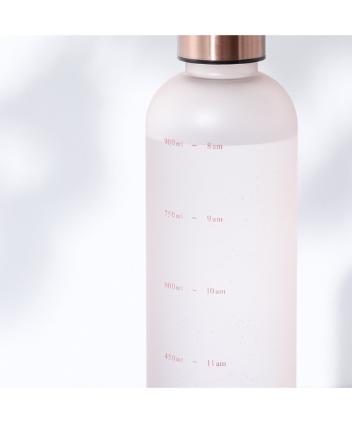 Francfranc(フランフラン)の「1L ウォーターボトル ピンク(食洗器使用可)マイボトル ドリンクボトル 水筒 直飲み メモリ付き タイムマーカー付き(キッチンツール・レディース・ピンク・FREE)」の5枚目の写真