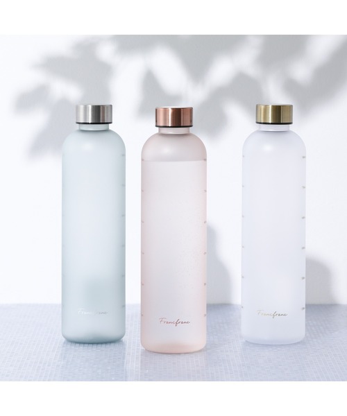 Francfranc(フランフラン)の「1L ウォーターボトル ピンク(食洗器使用可)マイボトル ドリンクボトル 水筒 直飲み メモリ付き タイムマーカー付き(キッチンツール・レディース・ピンク・FREE)」の7枚目の写真