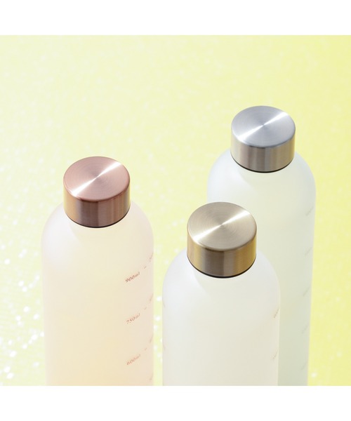 Francfranc(フランフラン)の「1L ウォーターボトル ピンク(食洗器使用可)マイボトル ドリンクボトル 水筒 直飲み メモリ付き タイムマーカー付き(キッチンツール・レディース・ピンク・FREE)」の9枚目の写真