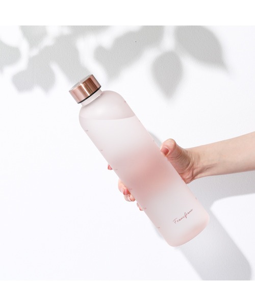 Francfranc(フランフラン)の「1L ウォーターボトル ピンク(食洗器使用可)マイボトル ドリンクボトル 水筒 直飲み メモリ付き タイムマーカー付き(キッチンツール・レディース・ピンク・FREE)」の20枚目の写真