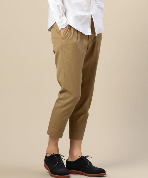 BEAUTY&YOUTH UNITED ARROWS（ビューティーアンドユースユナイテッドアローズ）の「BY カルゼ チノ 1P ワイド テーパードパンツ◆（その他パンツ・メンズ・オリーブ/ネイビー/ベージュ・MEDIUM/LARGE/SMALL/X-LARGE）」の2枚目の写真
