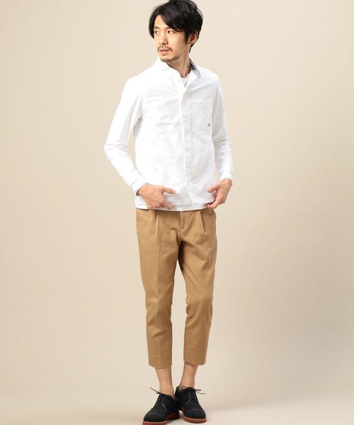 BEAUTY&YOUTH UNITED ARROWS（ビューティーアンドユースユナイテッドアローズ）の「BY カルゼ チノ 1P ワイド テーパードパンツ◆（その他パンツ・メンズ・オリーブ/ネイビー/ベージュ・MEDIUM/LARGE/SMALL/X-LARGE）」の10枚目の写真