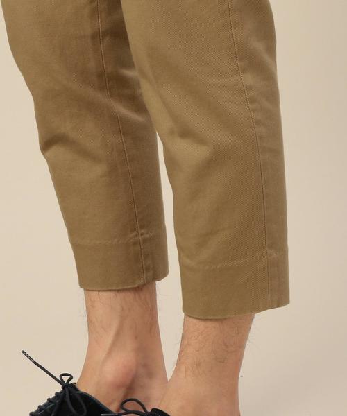 BEAUTY&YOUTH UNITED ARROWS（ビューティーアンドユースユナイテッドアローズ）の「BY カルゼ チノ 1P ワイド テーパードパンツ◆（その他パンツ・メンズ・オリーブ/ネイビー/ベージュ・MEDIUM/LARGE/SMALL/X-LARGE）」の4枚目の写真