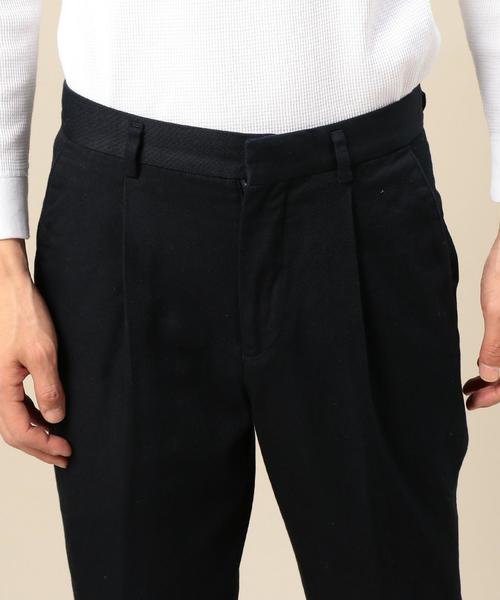 BEAUTY&YOUTH UNITED ARROWS（ビューティーアンドユースユナイテッドアローズ）の「BY カルゼ チノ 1P ワイド テーパードパンツ◆（その他パンツ・メンズ・オリーブ/ネイビー/ベージュ・MEDIUM/LARGE/SMALL/X-LARGE）」の6枚目の写真