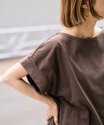 【オシャレ⭐SPICK AND SPAN 】ブラウン　カットソー Spick & Span｜スピック アンド スパンのTシャツ/カットソー（ブラウン