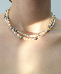 les bon bon】glow pearl necklace BOB387（ネックレス）｜les bonbon