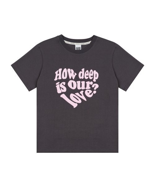 LUVISTRUE(ラヴイズトゥルー)の「DN LUV TEE(CHARCOAL)(Tシャツ/カットソー・レディース・その他・FREE)」の2枚目の写真